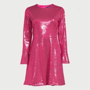 🆕 Scoop Women’s Sequin Dress with Slit Sleeves (Size S)